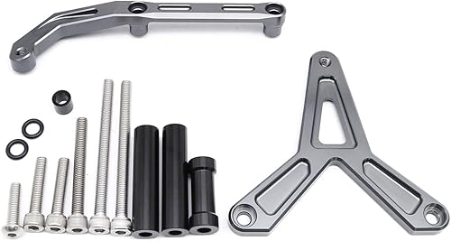 NOGRAX Kit de montaje de soporte de amortiguador de dirección estabilizador de motocicleta para Y&amaha para Tracer 900 MT-09 MT09 2021-2023 (color
