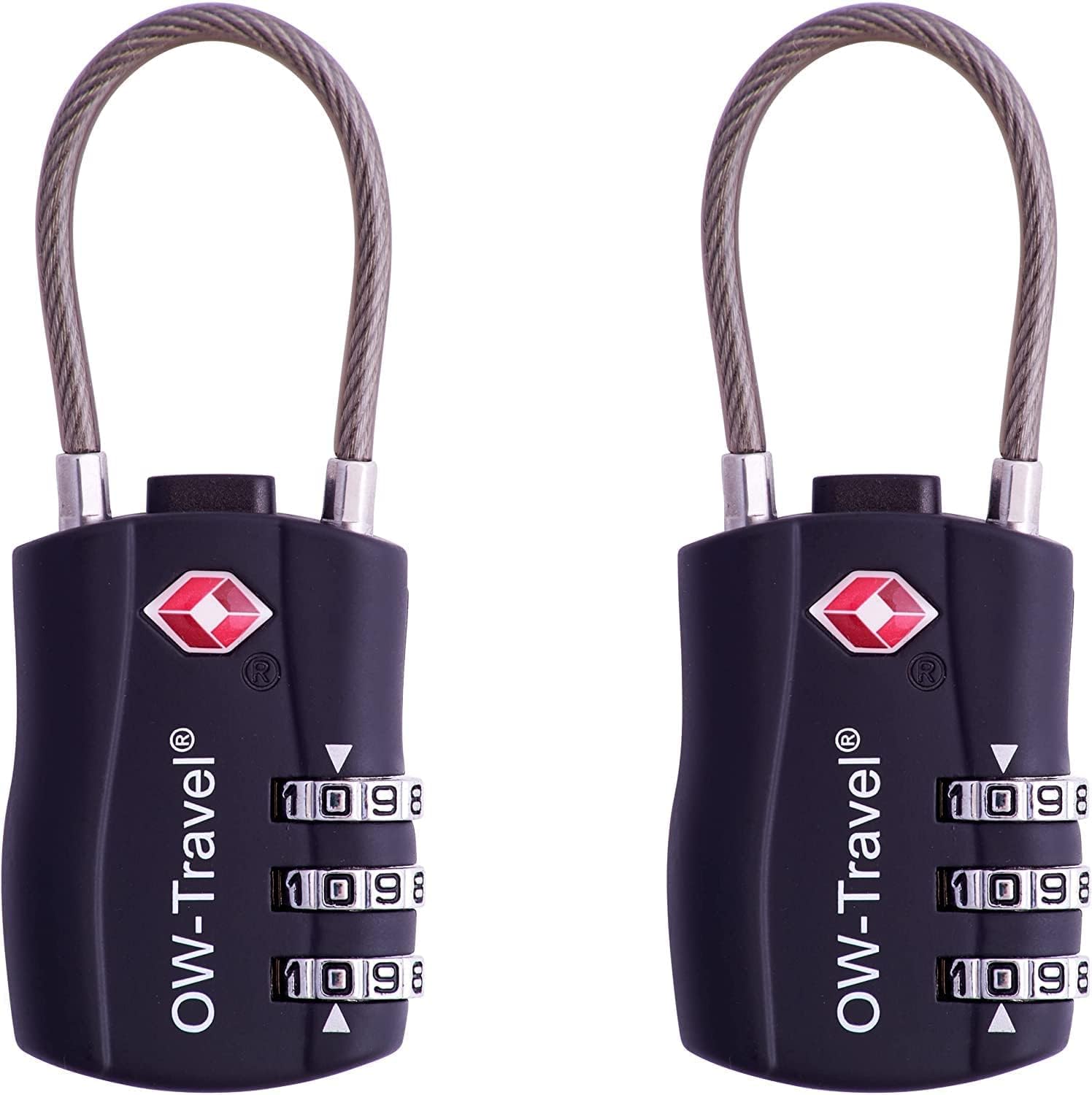 OW Travel Lucchetto Combinazione Cavo TSA Lucchetto Flessibile Per ow-travel-lucchetto-combinazione-cavo-tsa-lucchetto-flessibile-per