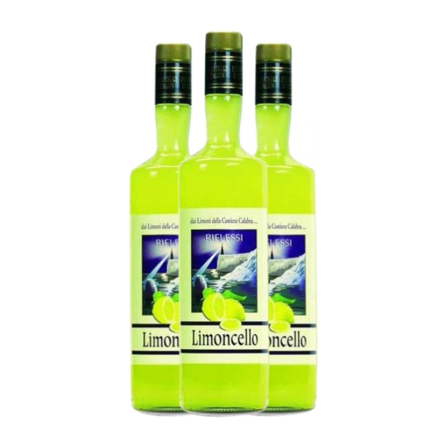 Licores Limoncello Riflessi Botella Especial 2 L (Caja de 3 Botella Especial de 2 L)