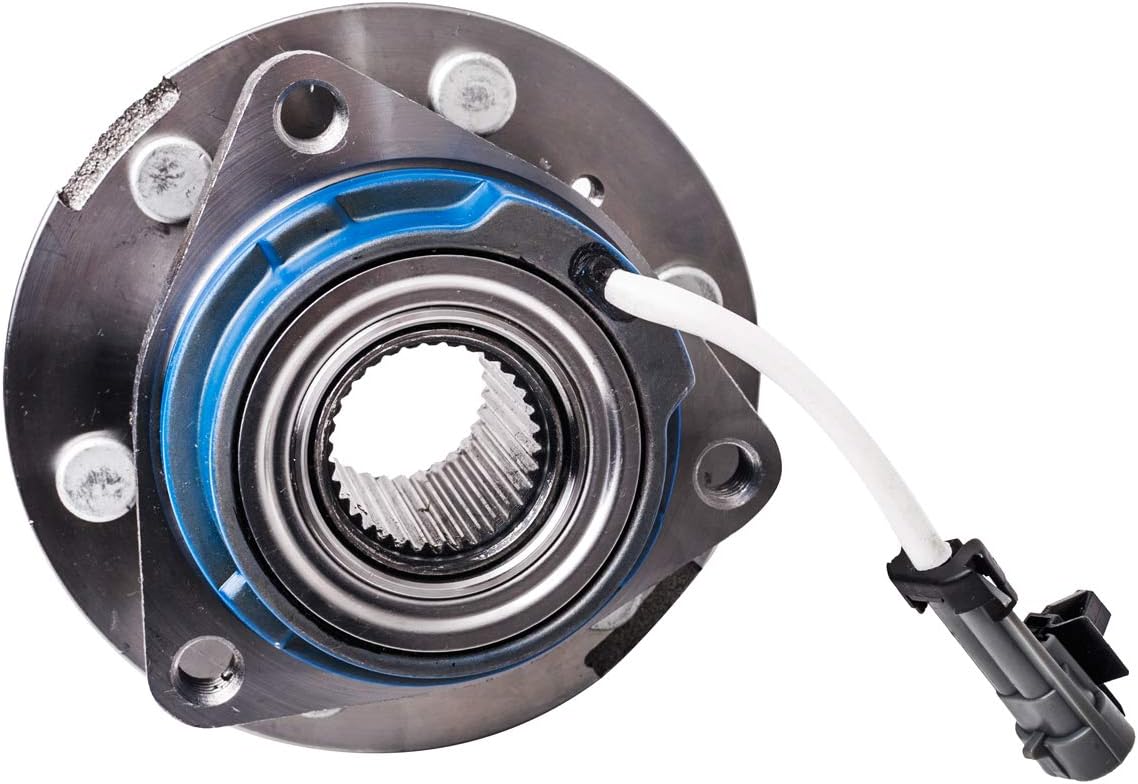 Front Rear Wheel Hub and Bearing Assembly Left or Right Compatible Buick Terraza Chevrolet Uplander Pontiac Montana Saturn Relay AUQDD 513236 x2 (Pair) [ 6 Lug W/ABS ]