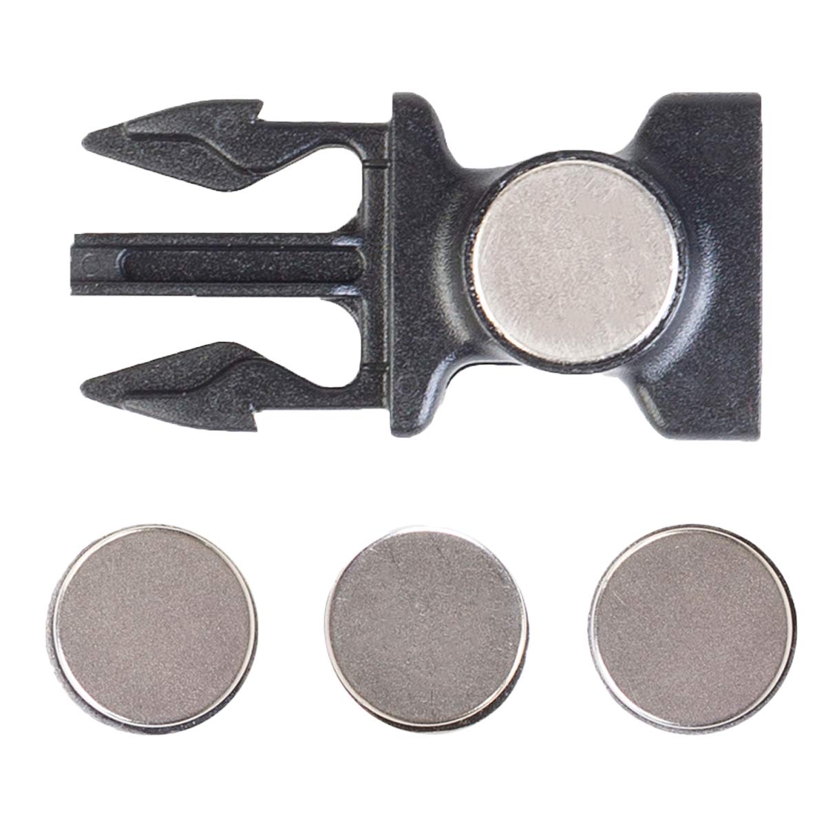 OP/TECH USA Magnetic QD with Three Self-Adhesive Magnets (Black)