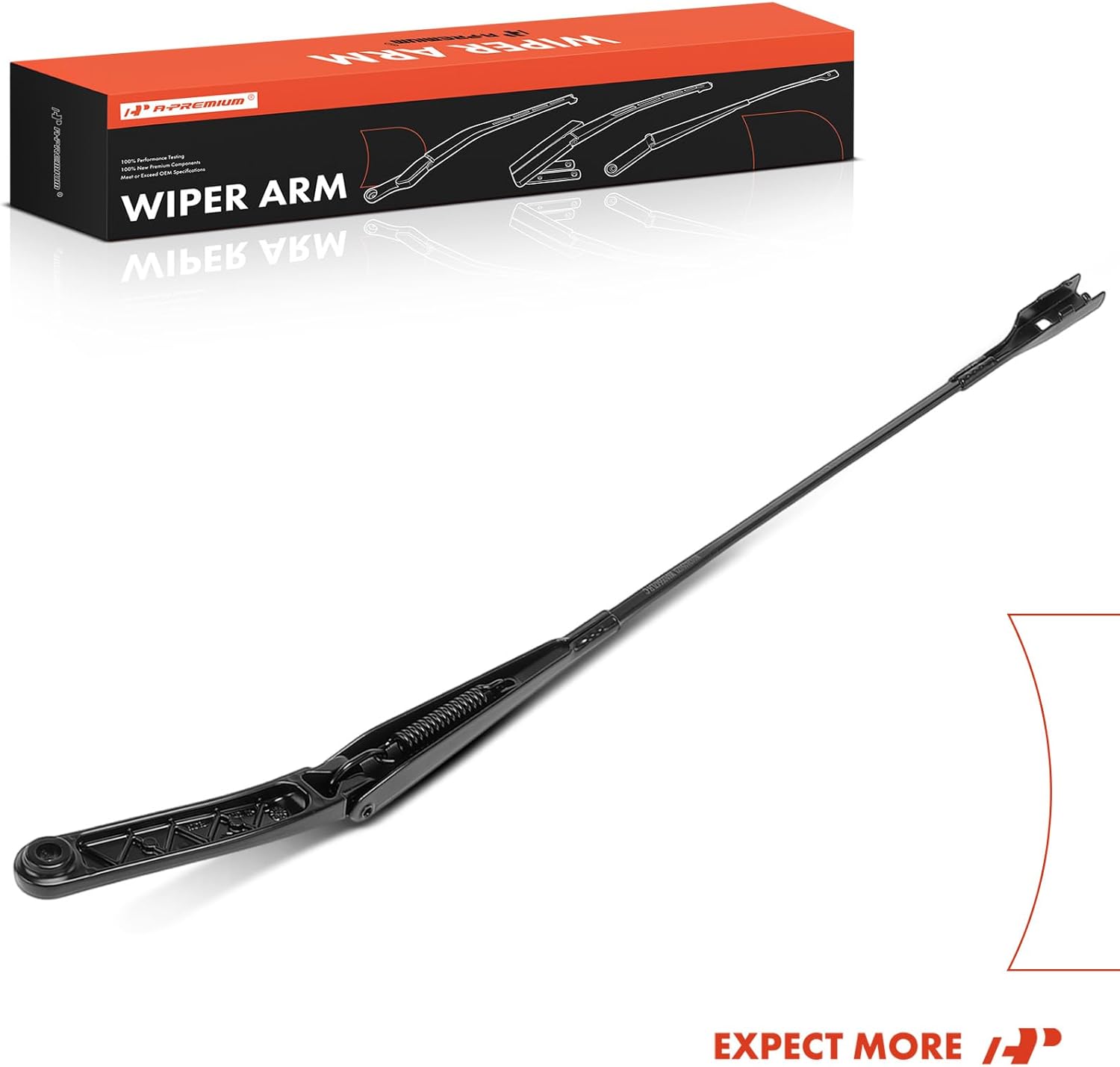 A-Premium Front Passenger Side Windshield Wiper Arm Compatible with Audi A4 2014-2015, A5/A4 allroad/A5 Quattro/allroad 2014-2016, RS5/S4/S5 2014-2015