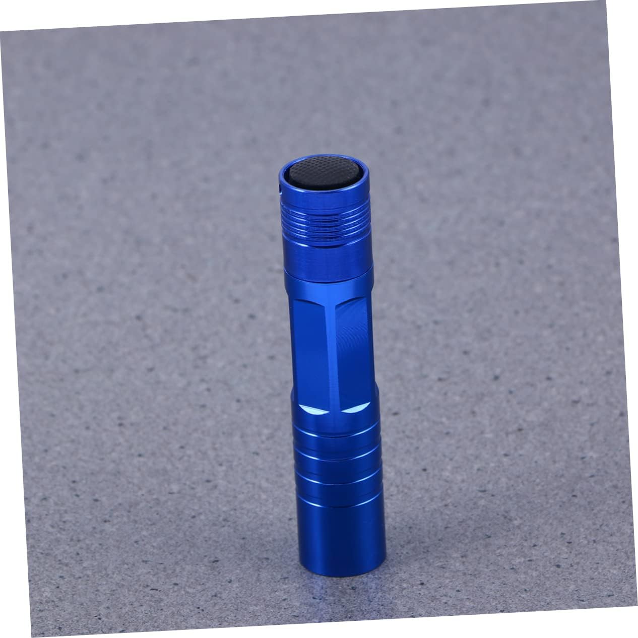 OSALADI Mini Flashlight Portable Handheld Waterproof for Camping Emergency Hiking 330ft Bright Light Aluminum Alloy with Keyring (no Battery Included)