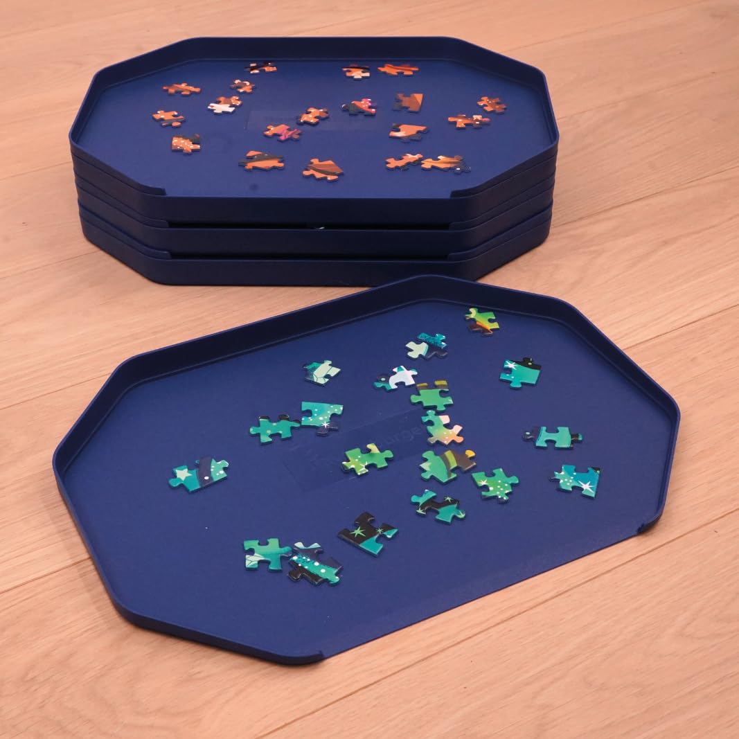 Ravensburger Puzzle Sort & Go Ultimate 12001676-6 stapelbare Puzzle-Sortierschalen zum einfachen Sortieren und Aufbewahren von Puzzleteilen, Ideales Zubehör für Puzzler