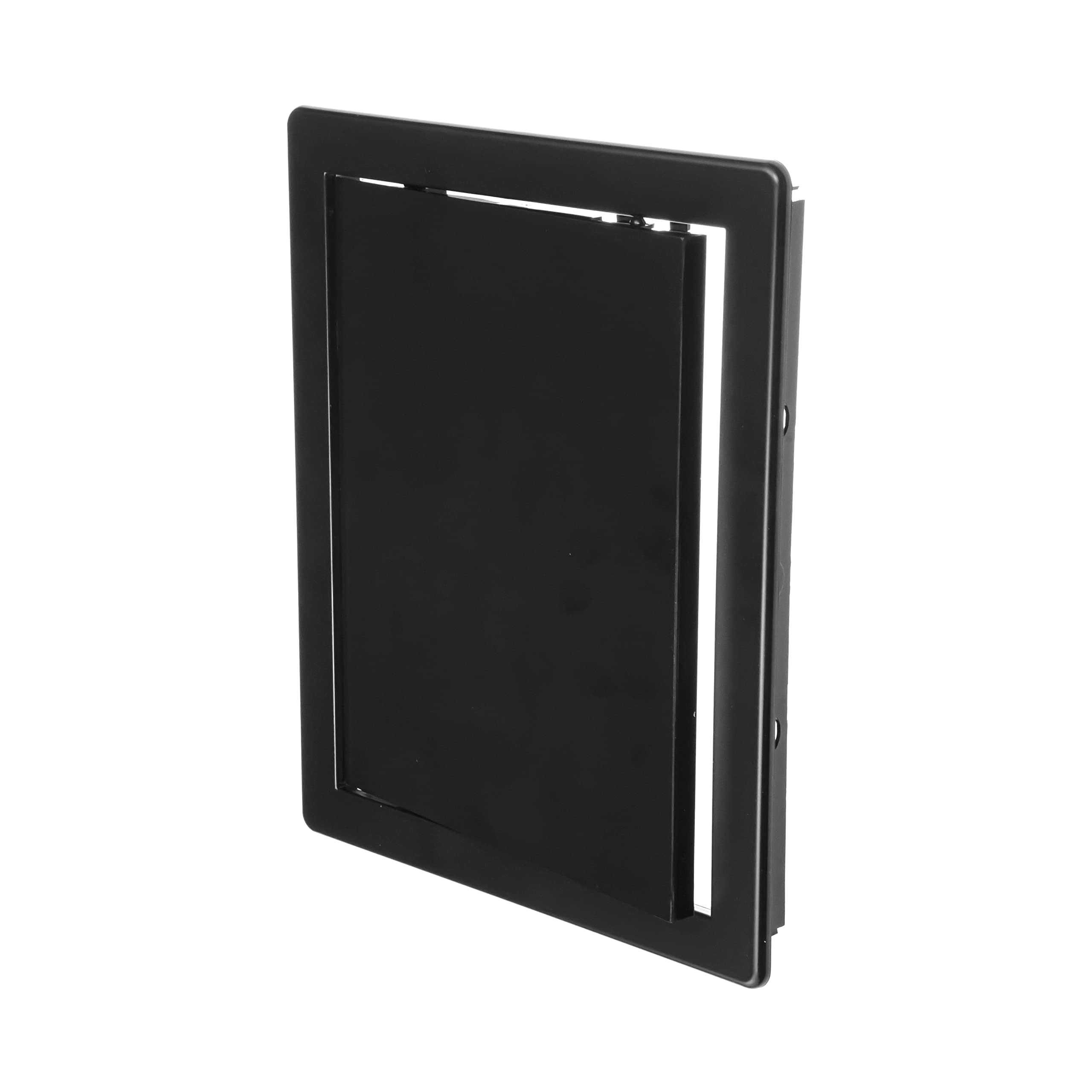 ECOPRO VENT 200 x 250 mm Black Plastic Access Panel – ABS Inspection Hatch Panels for Fuse Box Cover Cabinet, Plumbing & HVAC Systems – Wall or Ceiling Access Hatch Door for Openings