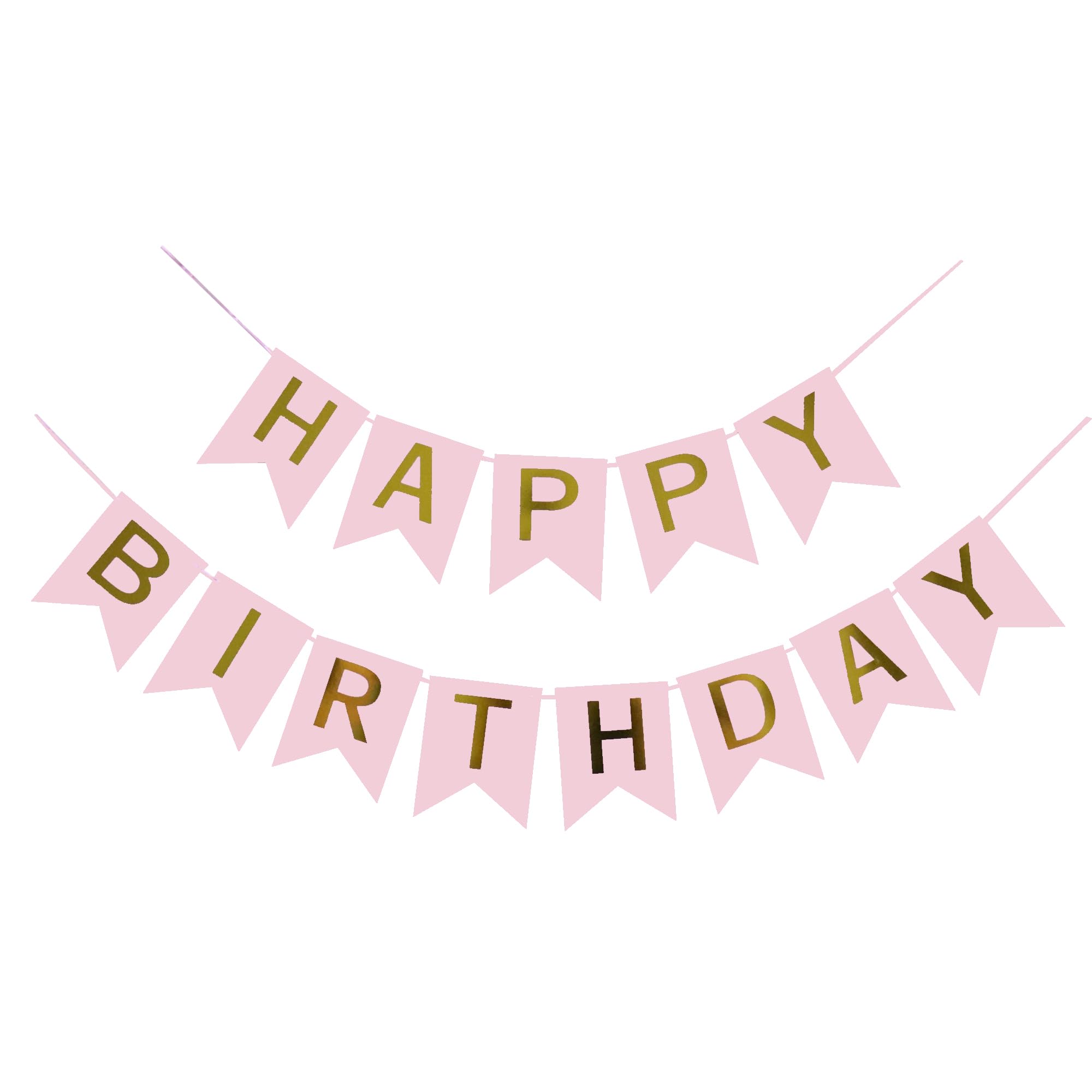 Pink Birthday Banner - Party Decorations & Garland -1