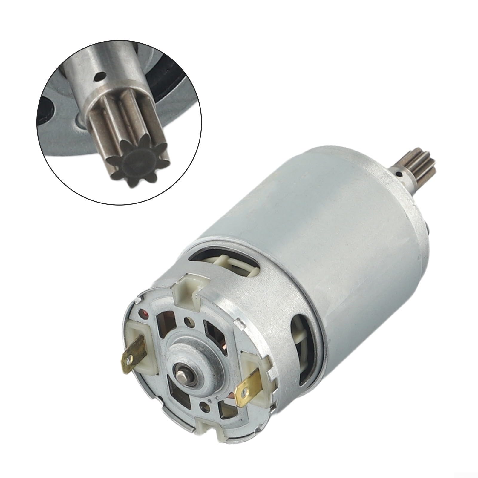 Motor de sierra eléctrica de paso de 8 dientes, motor de cepillo de 7,7 mm CC 18 V, motor RS-550VD-6532 H3 para mini sierra, sierra alternante, sierra de mano recargable