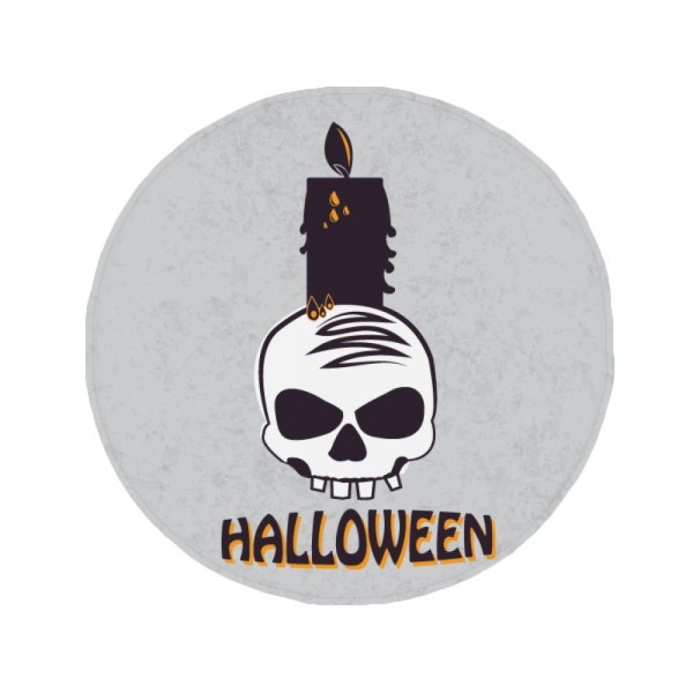 Tapis Halloween antidérapant tête de mort pour éviter les glissades dans la cuisine