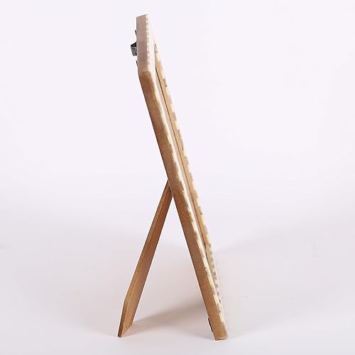 Miniatura 5 de Handicrafts Home Marco de fotos de mosaico Chevron de 8 x 10 pulgadas, marco de fotos hecho a mano con incrustaciones de hueso para decoración de