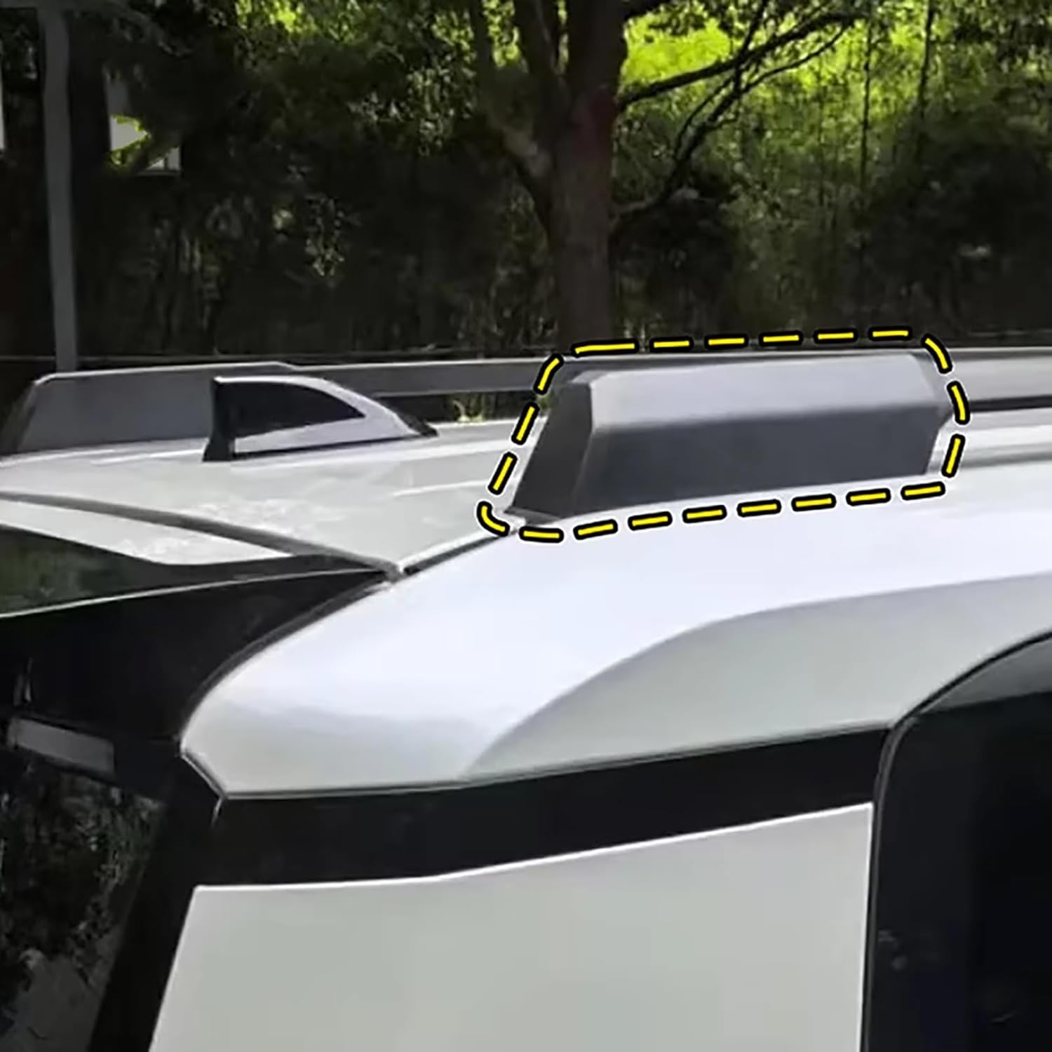 Roof Rails Cover Shell Car Accessories Roof Rails Rack End Cap Protection Cover Shell for Toyota for Land for Cruiser for Prado LC250 2024 2025