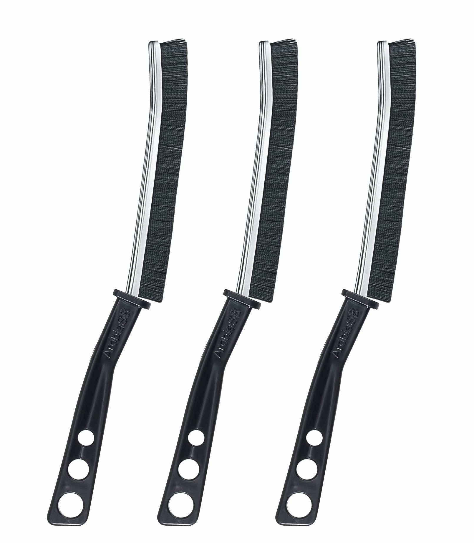 ArobiaSB Upgraded 2026 3PCS Crevice Cleaning Brush, Bathroom Tile Groove Gap Cleaning Brush, scrubbing brush, grout cleaning brush, Ultimate Cleaning Tool for Windows, Grout and Small Spaces