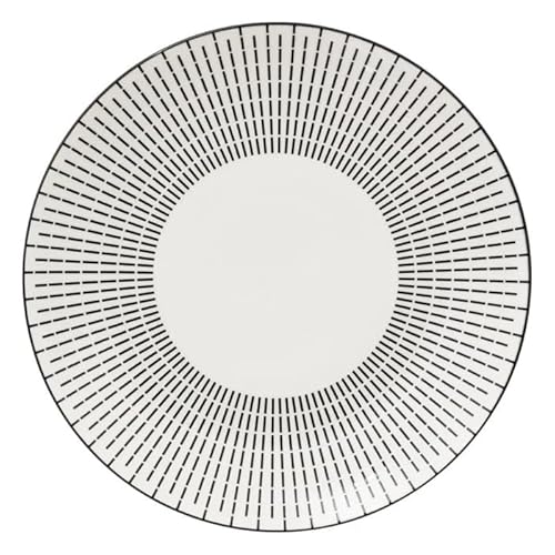 Secret de Gourmet - Assiette de Présentation Porcelaine Lunis 30cm Noir