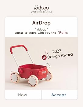 Amazon | Kidpop PULA 2イン1 プッシュアンドプルアロングワゴン