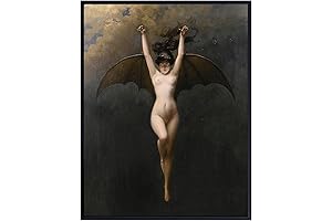 Spectral Elegance: Bat Decor Gothic Wall Art for Enigmatic Souls