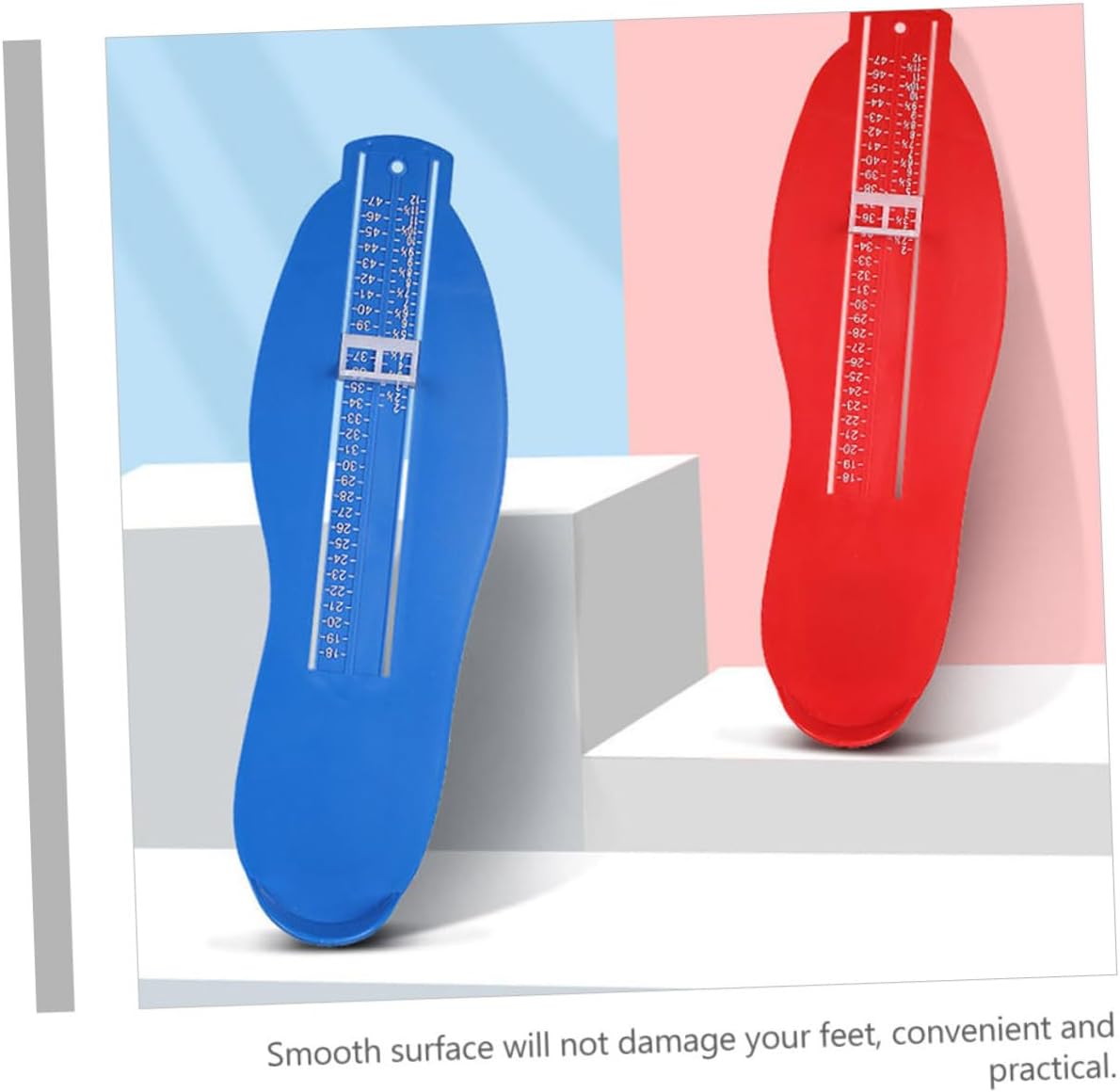 ORFOFE 3Pcs Foot Gauge Measuring Device for Adults and Practical Foot Sizer Tool with Markings Measuring Ruler for Accurate Shoe Measurement