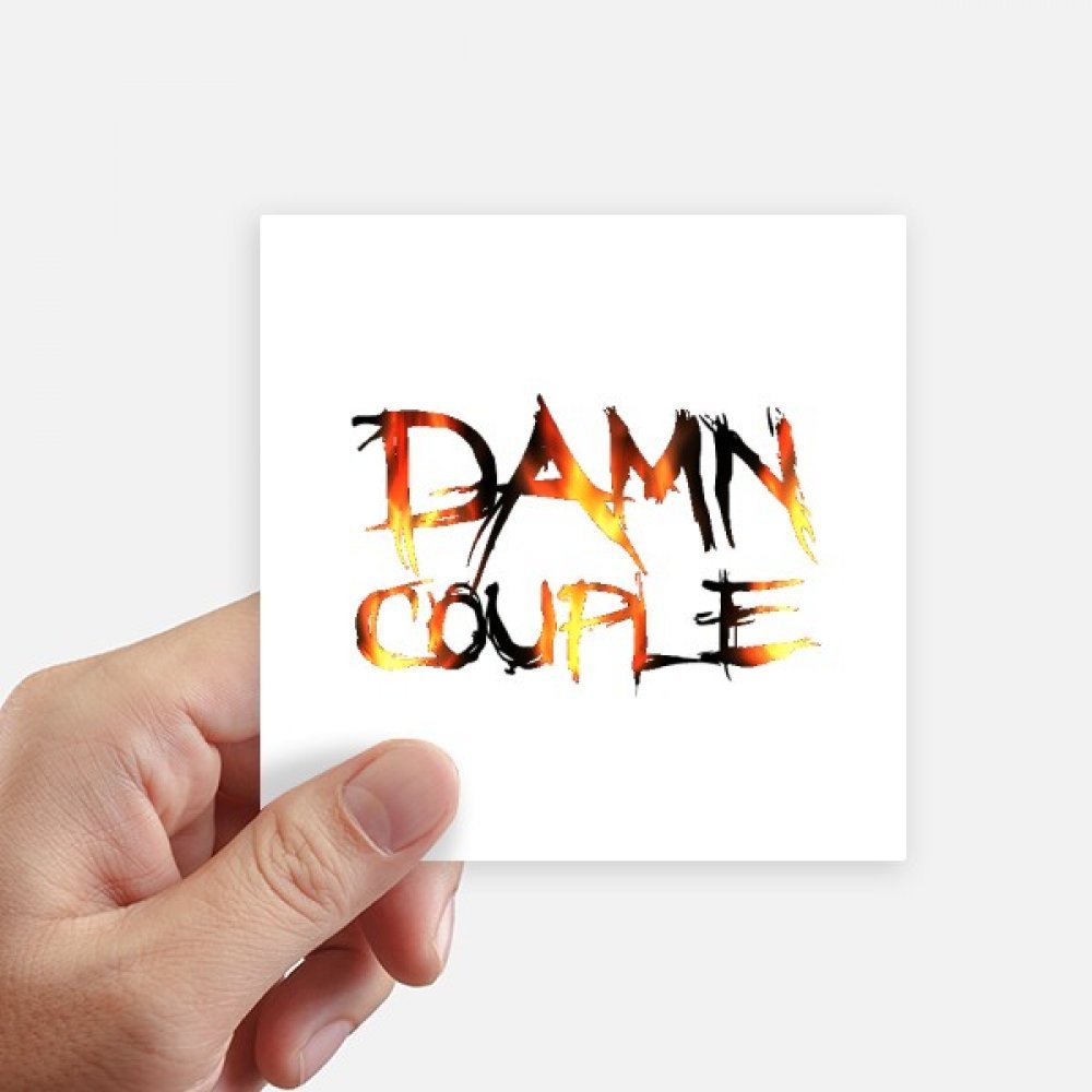 Autocollant carré 10cm sticker mural multicolore pour décoration pc portable et motobike