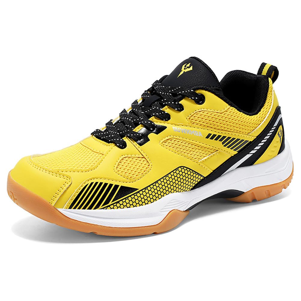 Zapatillas de Bádminton Transpirables para Hombre y Mujer, Malla Ligera, Entresuela MD Reactiva y Placa de Control Torsión