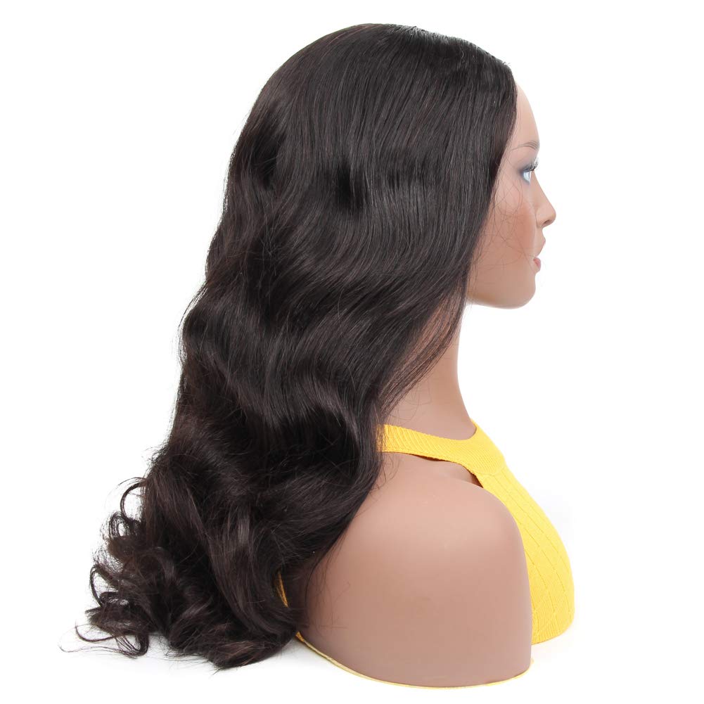 Amazon.com : U Part Human Hair Wigs Brazilian Body Wave Wigs for Black  Women Human Hair Wigs 150% Density 2"x4" Middle Part U Shape Clip in Half  Wig Glueless Full Head Natural