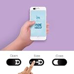 Webcam Cover 0.03in Ultra Thin (3 Packs), iRush Web Camera Cover for Laptop, Desktop, PC, Macboook Pro, iMac, Mac mini, Computer, Smartphone, Protect Your Privacy and Security, Strong Adhesive