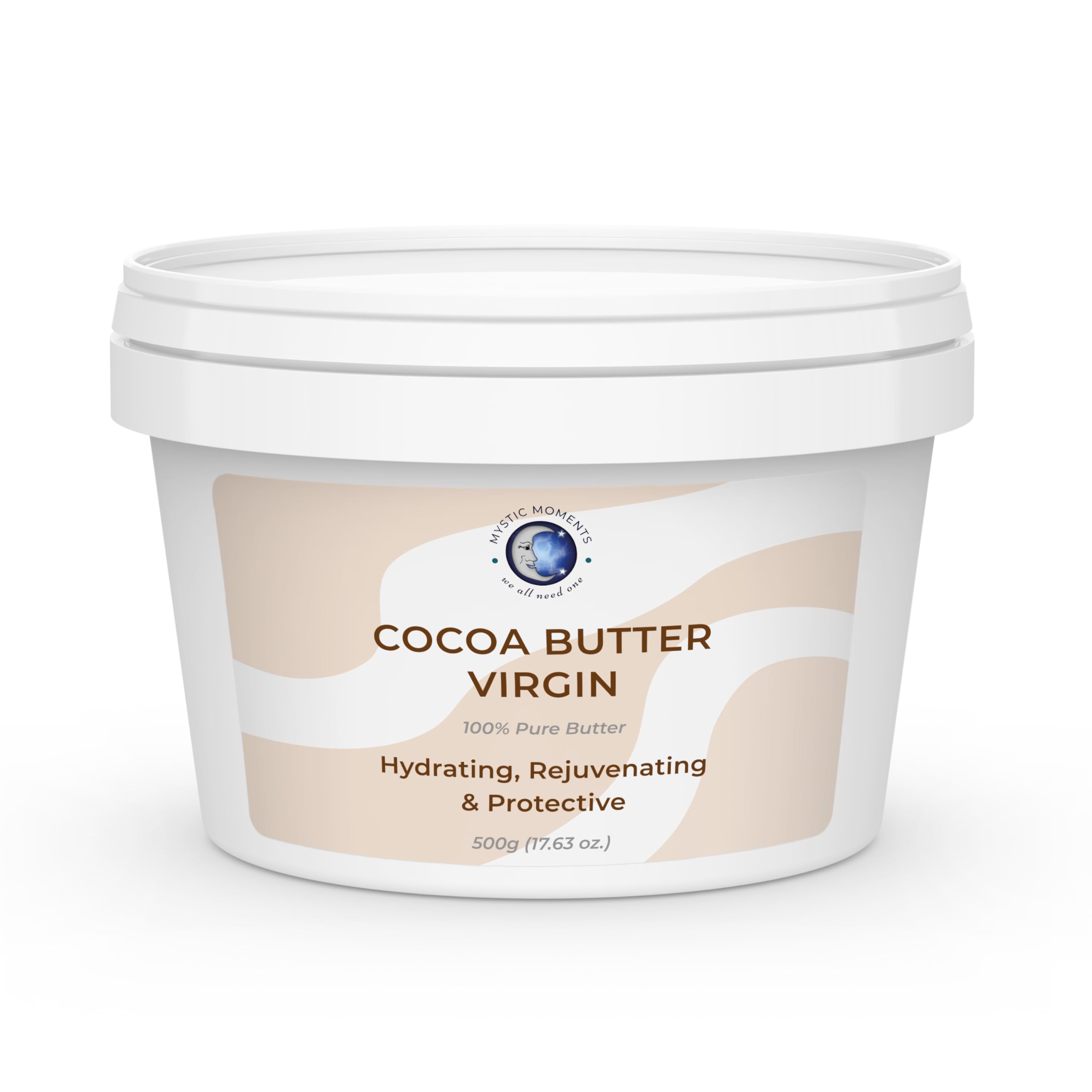 Cocoa Butter Virgin 500g - Pure & Natural Cosmetic Butters Vegan GMO Free