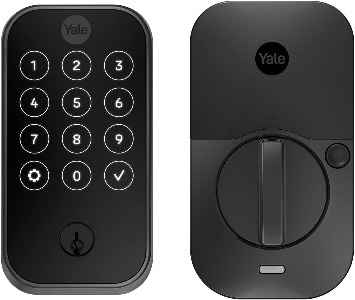 Assure Lock 2 Keypad Deadbolt with Bluetooth, Black Suede | Auto-Lock with DoorSense, Bluetooth, Backup Key, IPX5 Rated, Only compatible in the US and Canada