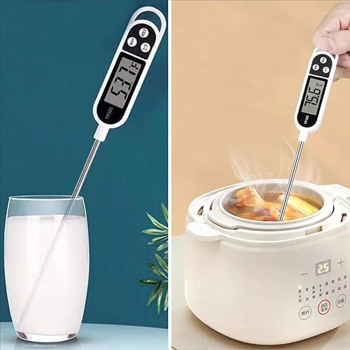 Miniatura 5 de Termómetro de cocina digital preciso con clip ajustable, monitor de temperatura de la pastelería de carne y pan, monitor de temperatura para cocinas