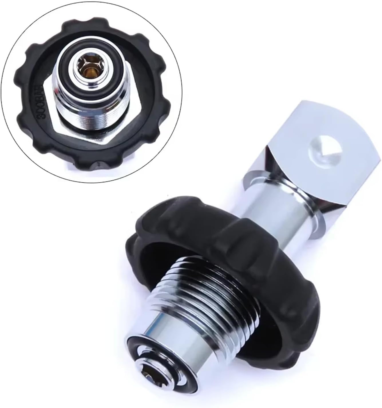 スキューバ点滅LEDタンクライト | ダイブゲージ | 水中コンパス製造業者 | SCUBA AQUATEC タンク充填アダプター 充填交換タンクツール スキューバダイビング ダイブ DIN からヨークまでのフィラー 300BAR から標準ス