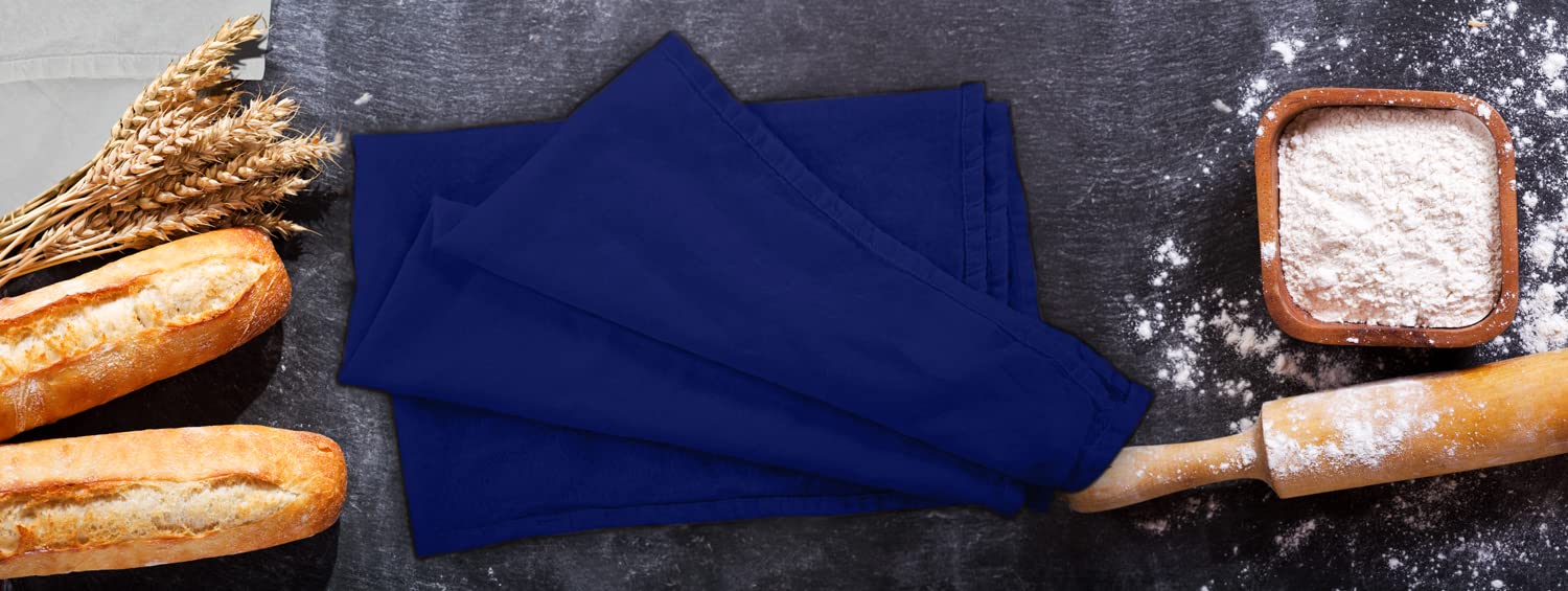 ROYALE LINENS Lot De 24 Torchons De Cuisine, Sac à Farine Super