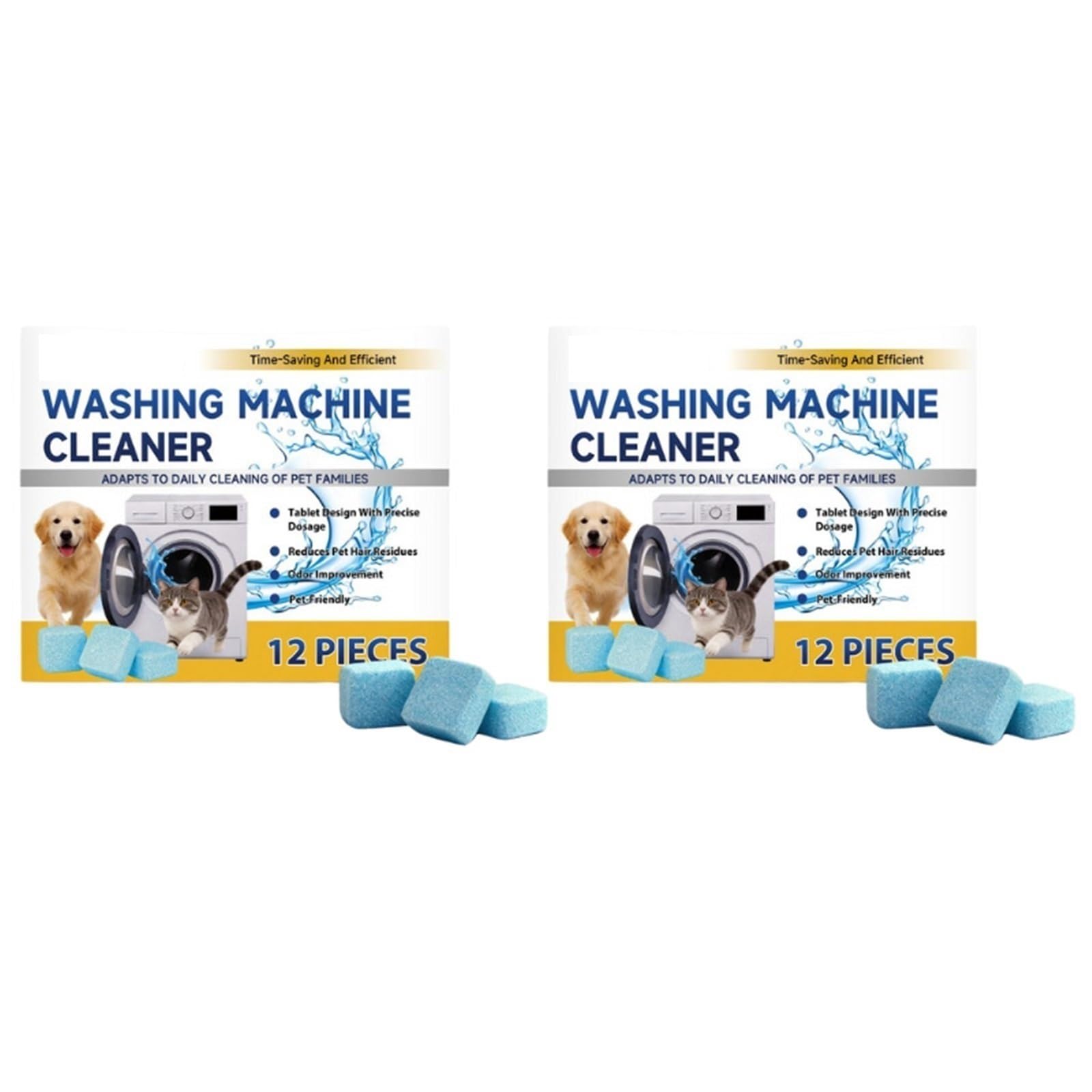 Waschmaschinenreiniger Waschmaschinen-Reinigungstabletten for Haustiere(2PCS)