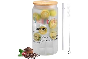 Swiftie Merch: Coffee Mug with Bamboo Lids and Straws