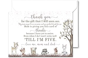 Paper Clever Party Woodland Thank You Cards