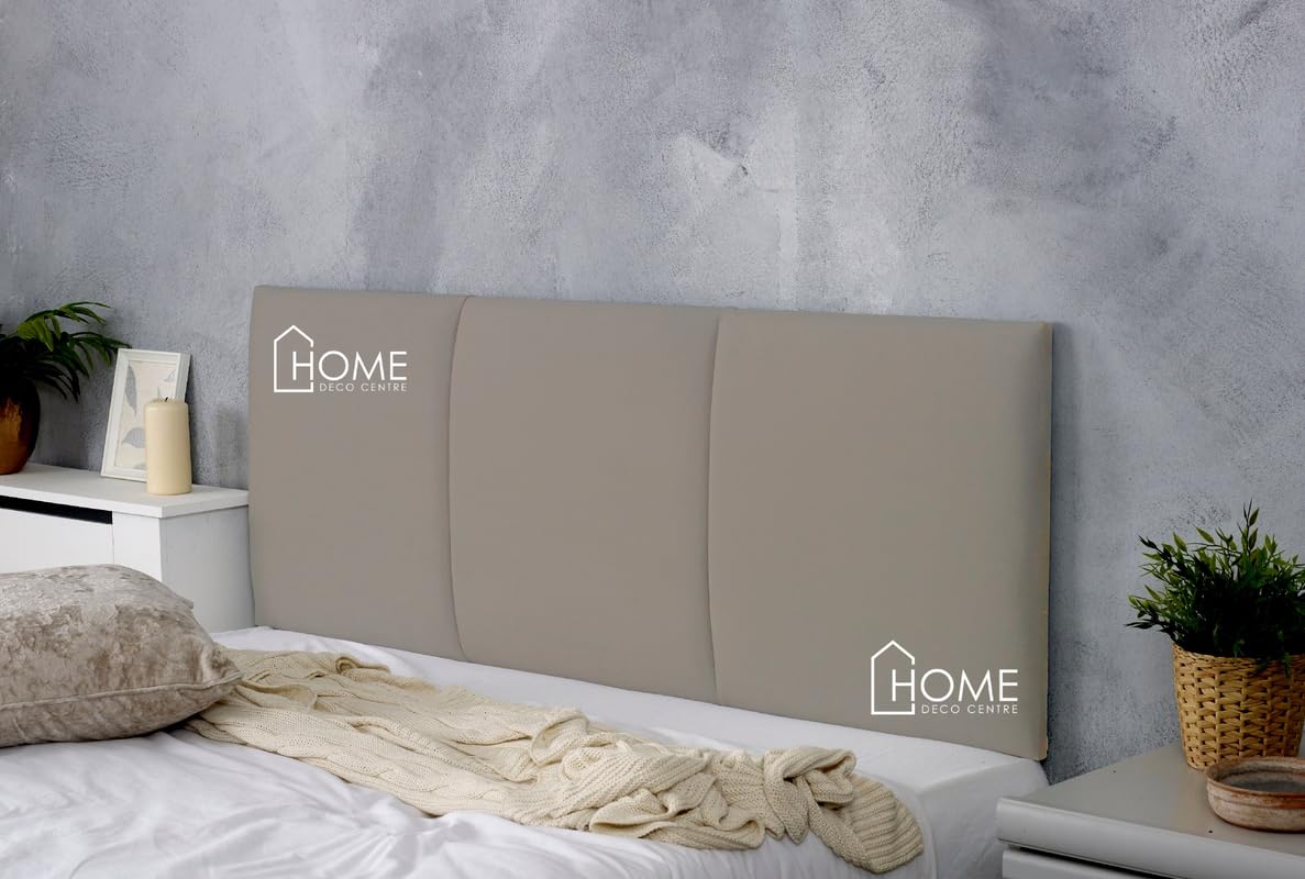 CROWNBEDS DIVAN HEADBOARD-PLUSH VELVET 20 INCHES HEIGHT SUPER PADDED ALTON HEADBOARDS FOR LUXURY BEDS