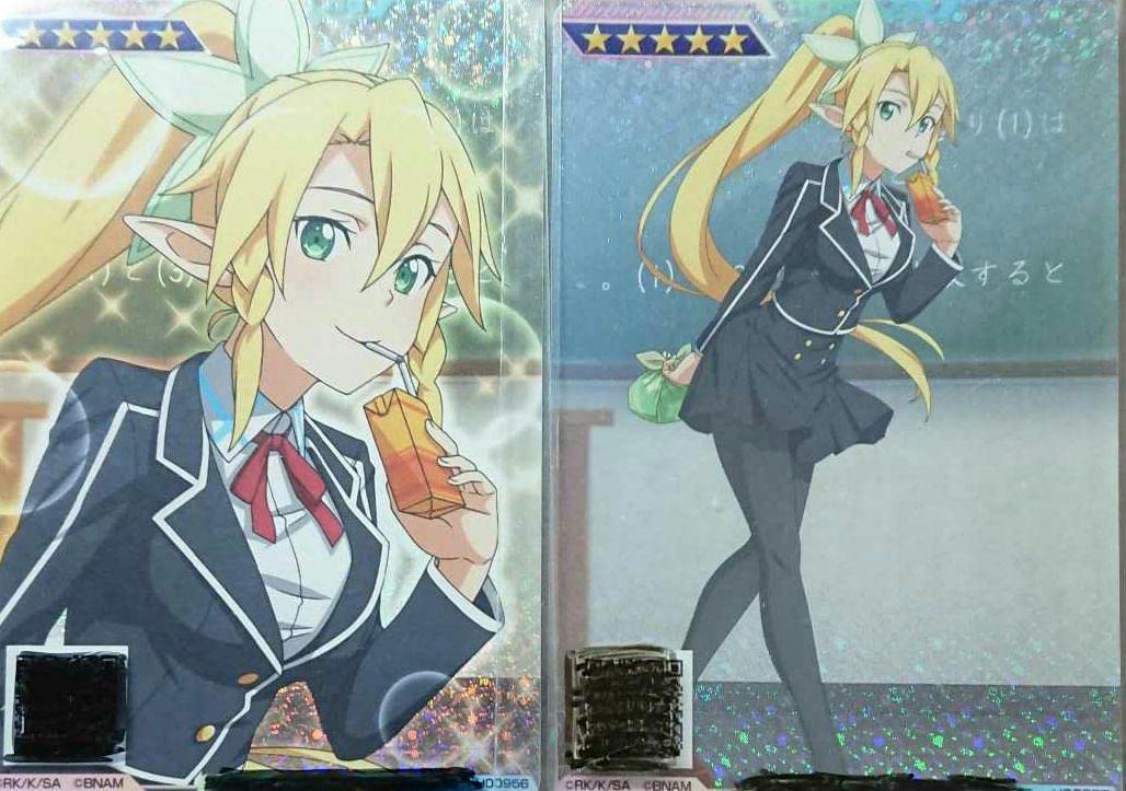 Amazon.co.jp: SAO ARCADE 養う英気 リーファ ホロカードセット(覚醒 