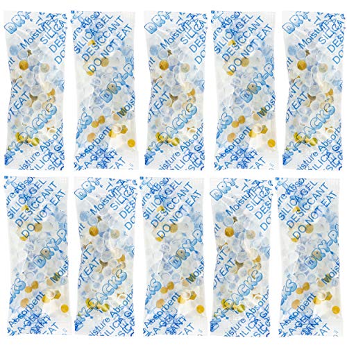 Dry-Packs 2Gm Scuba And Camera Moisture Absorbing Silica Gel Indicating Packet, Cranberry #TOP1