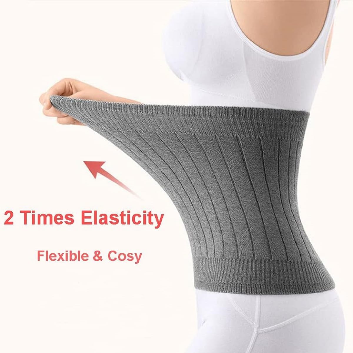 Kiuiom Calentador de Espalda,Cinturón de Calor para Lumbares,Cinturón Calentador de Invierno,Faja Lumbar Caliente para Hombres Mujeres para Cintura de Apoyo Caliente Dolores Menstruales