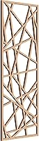 Vista 56 de 9 3/8"W x 24 3/8"H x 1/4"T Conway Decorativos Paneles de pared de madera calado, aliso