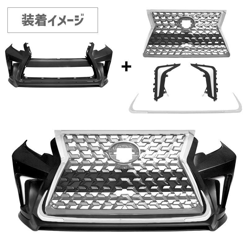 150系プラド　スピンドルグリル Amazon | APJ製 ランドクルーザー プラド 150 系 後期 フェイス