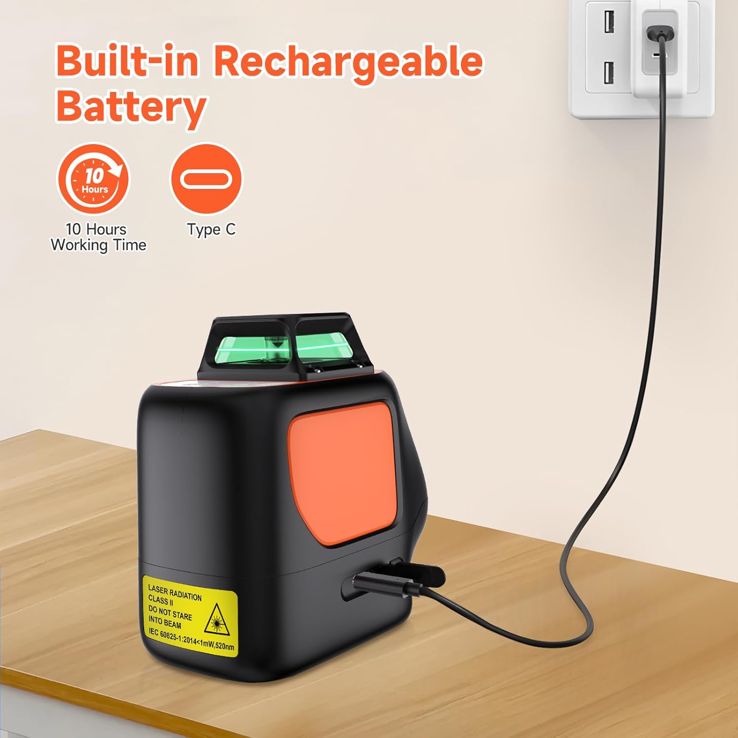 Plumb Dot Laser Level with Tripod, Point Laser Level for Home Use, Class Ⅱ