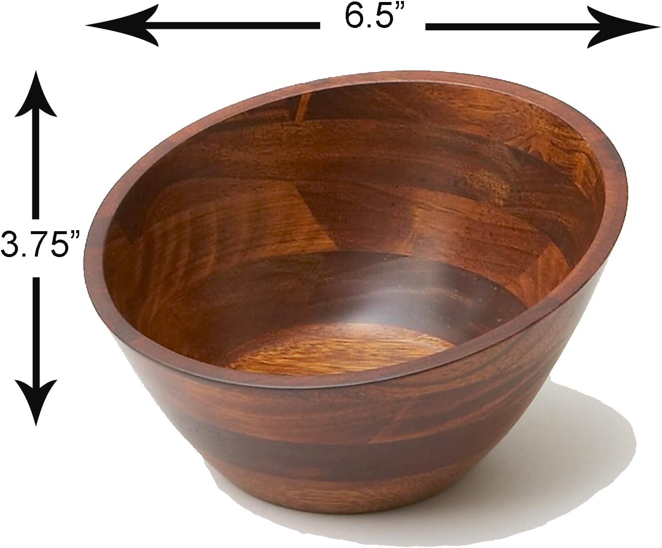 Uр Tо 40% оƒƒ Woodard & Charles Set of 4 Individual Wood Serving Bowls for Salad, Snack, Fruit, Chips, or Candy, 7 x 3 1/4, Cherry Stain TOP оƒƒERS Woodard & Charles Set of 4 Individual Wood Serving Bowls for Salad, Snack, Fruit, Chips, or Candy, 7 x 3 1/4, Cherry Stain