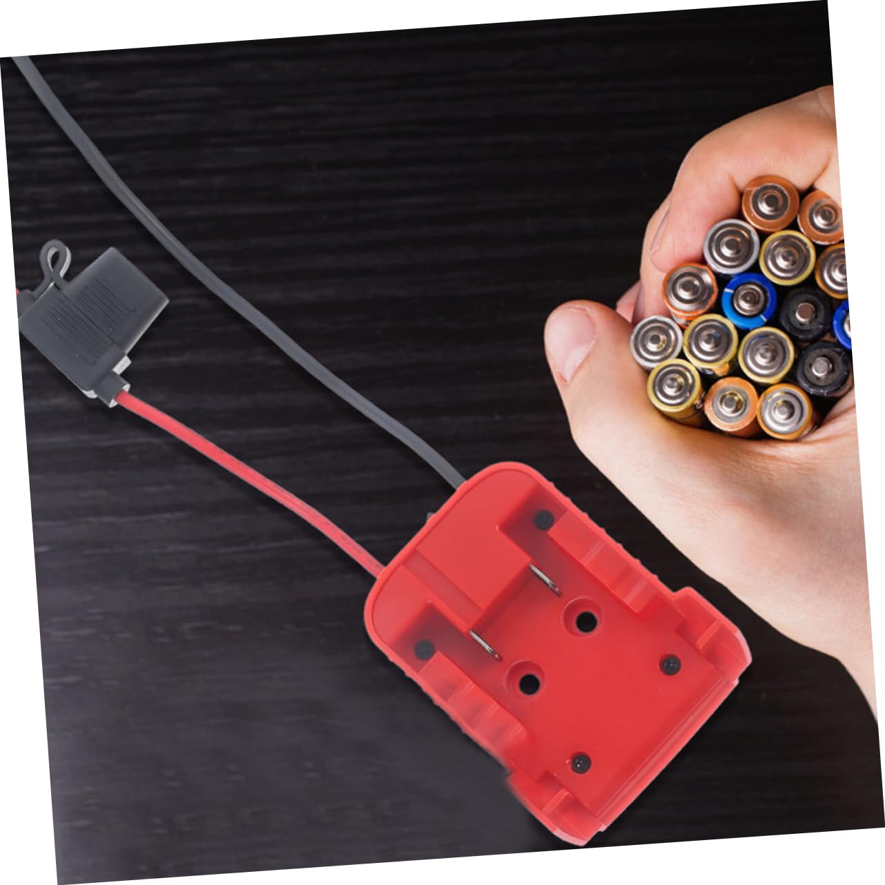 POPETPOP 3sets Adattatore Batteria Per Utensili Elettrici Connettore Power Dock Compatibile Facile Installazione e Resistente Per Prolungato