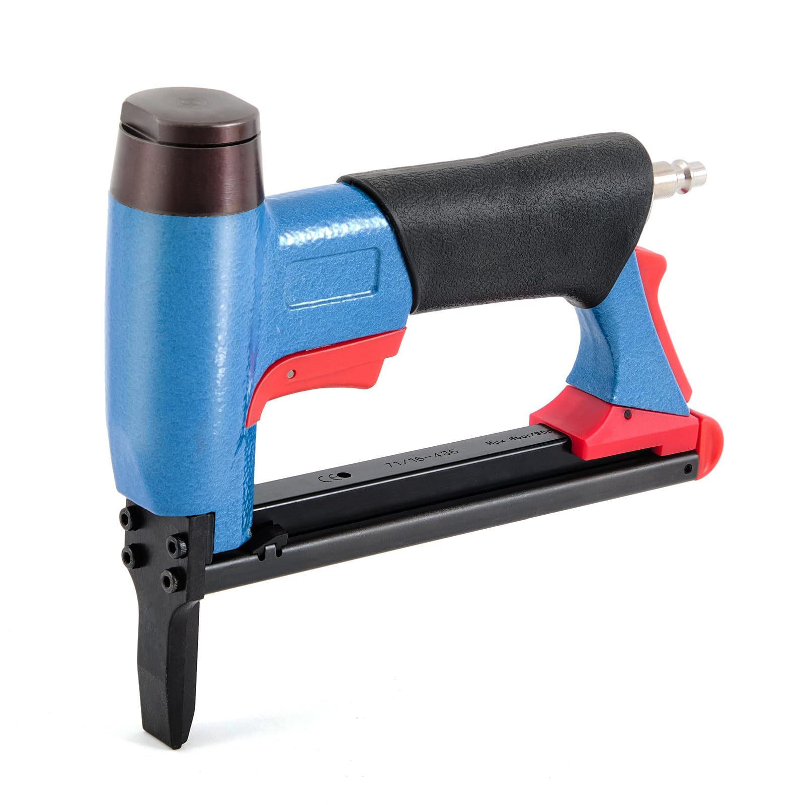 Cucitrice pneumatica per tappezzeria, calibro 21, compatibile con pistola ad aria serie 80 (corona da 1/2"), lunghezza 1/4"-5/8", caricatore 190 punti, 60-100 Psi, 1/4" Npt
