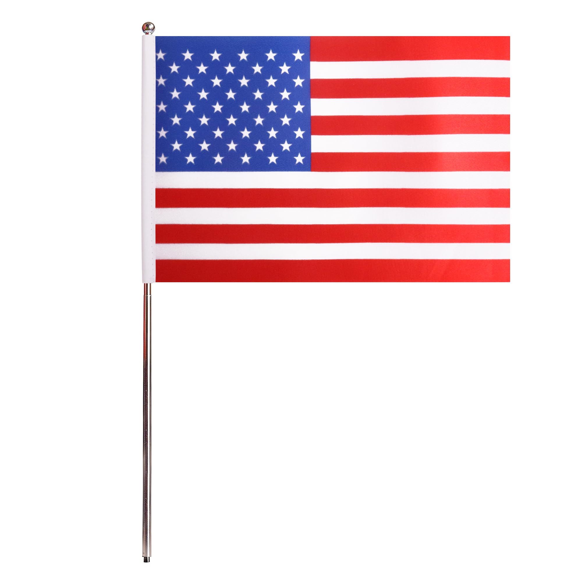 AZ FLAG Bandiera Da Tavolo Stati Uniti 22x15cm Raso - Piccola Bandierina Americana USA
