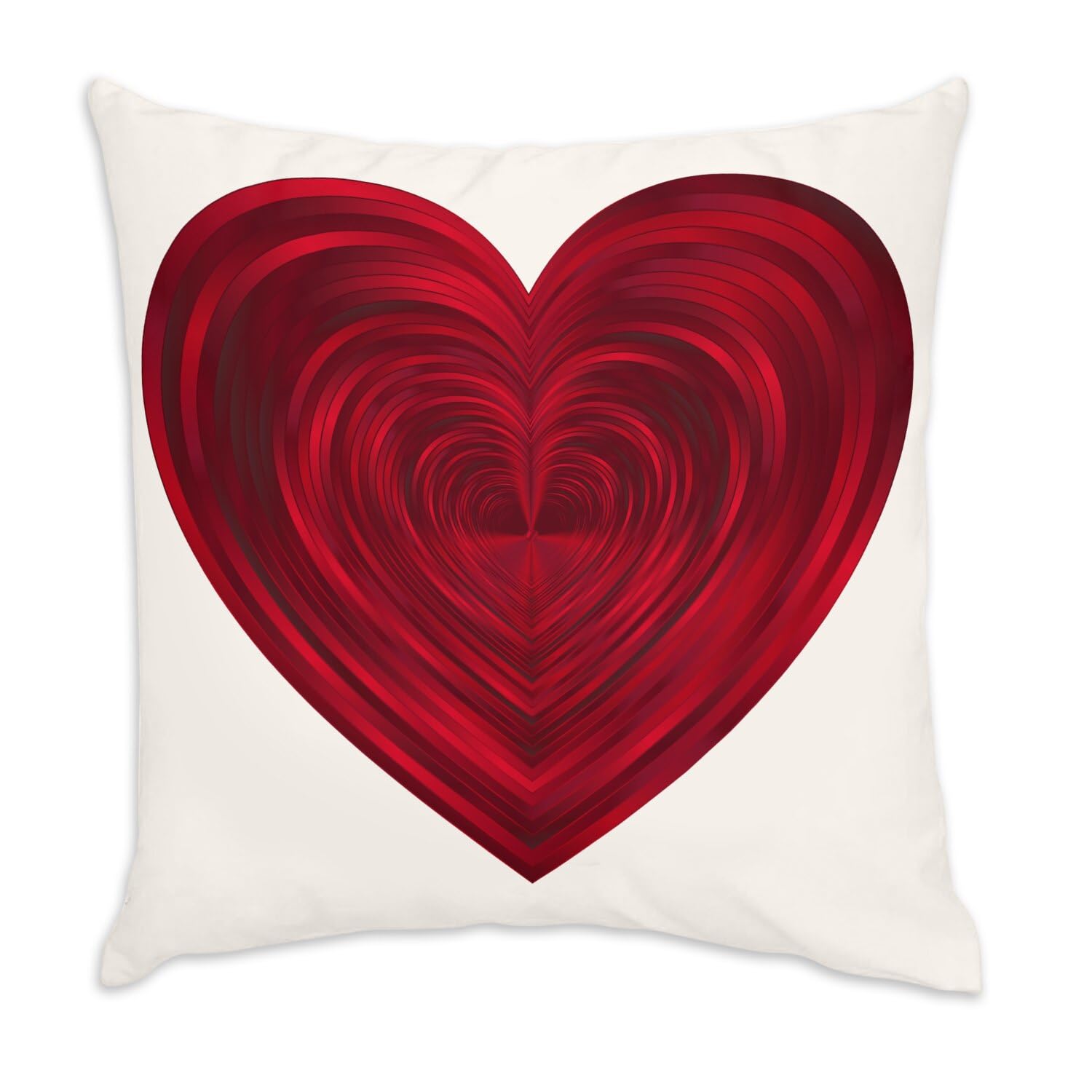 Coussin velours blanc 40x40 cm imprimé hippie pop pour illuminer votre fauteuil de lecture