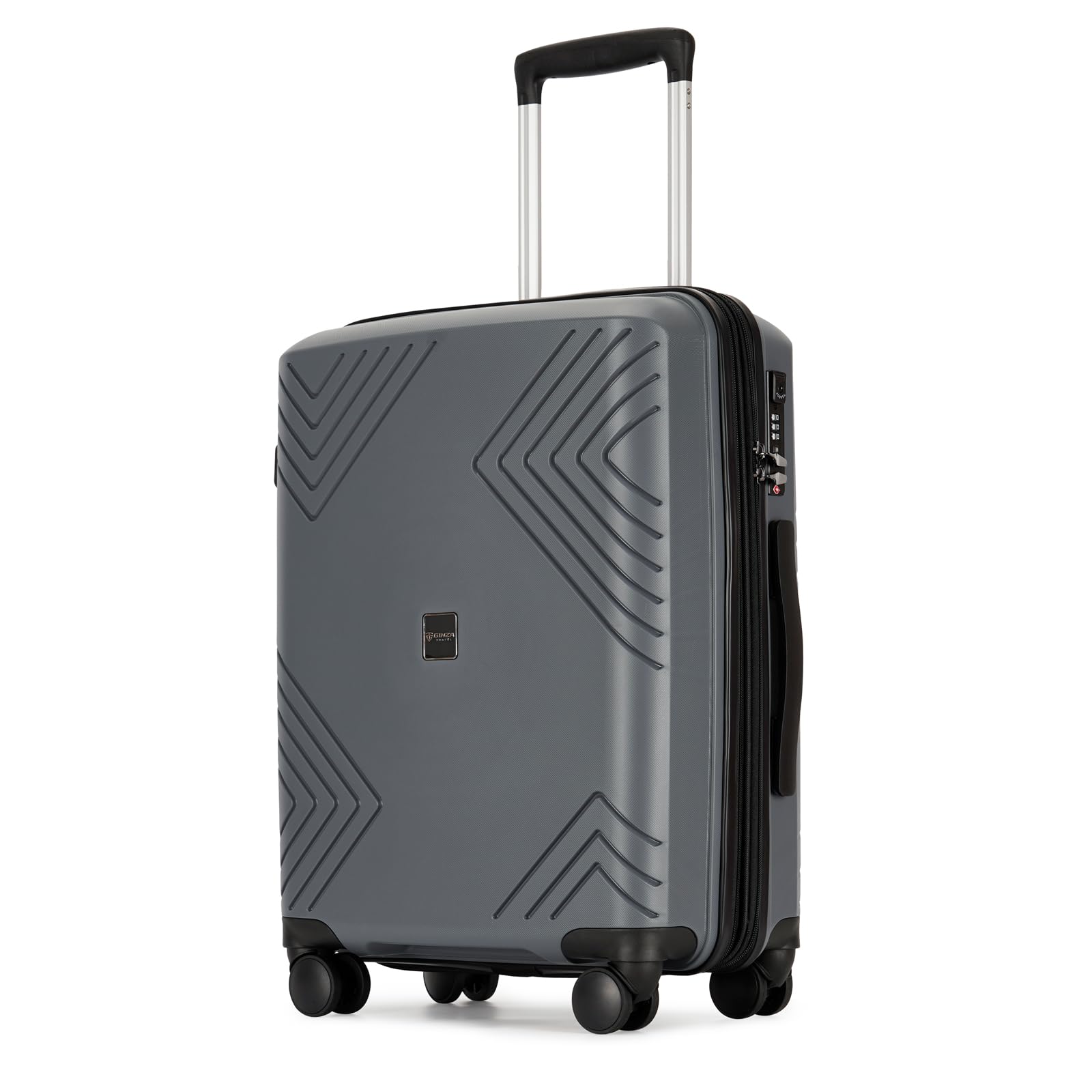 GinzaTravel Rune series expandable 28inch suitcase,Lightweight Hardside