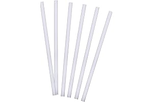 Tervis Clear Straight Tumbler Reusable Straws 6-Pack, 10 inches