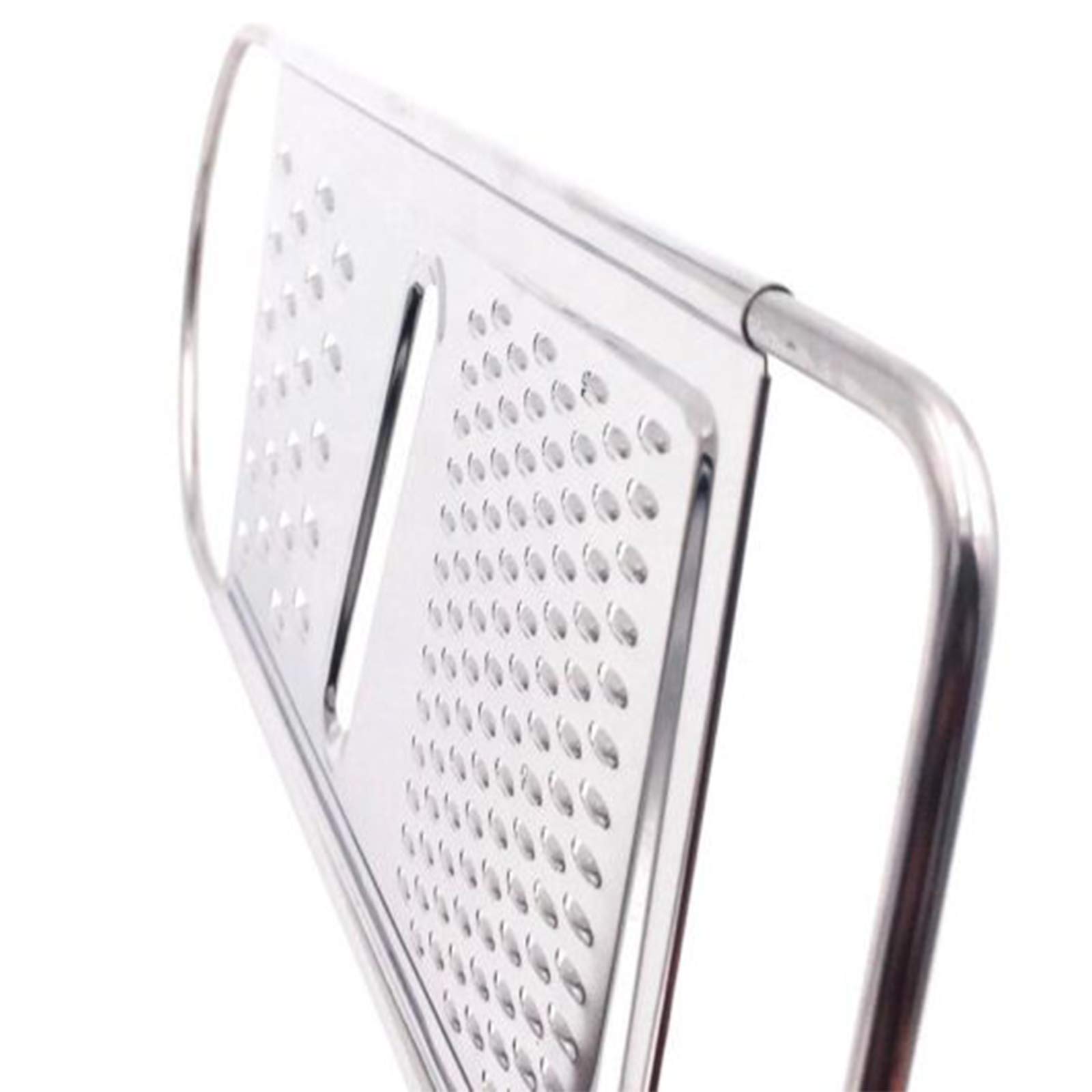 Grattugia Piatta Acciaio Inox 22cm - 3 In 1 Per Formaggio, Verdure E Patate | Utensile Cucina Professionale - Foto 4