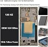 Pantalla Original AMOLED 6.8" 120 HZ para Samsung Galaxy S24 Ultra Reemplazo OEM S24 Ultra 5G S928U S928U1 S928B S928E Pantalla Táctil Digitalizador Ensamblaje (con Marco Dorado + Herramientas) 5