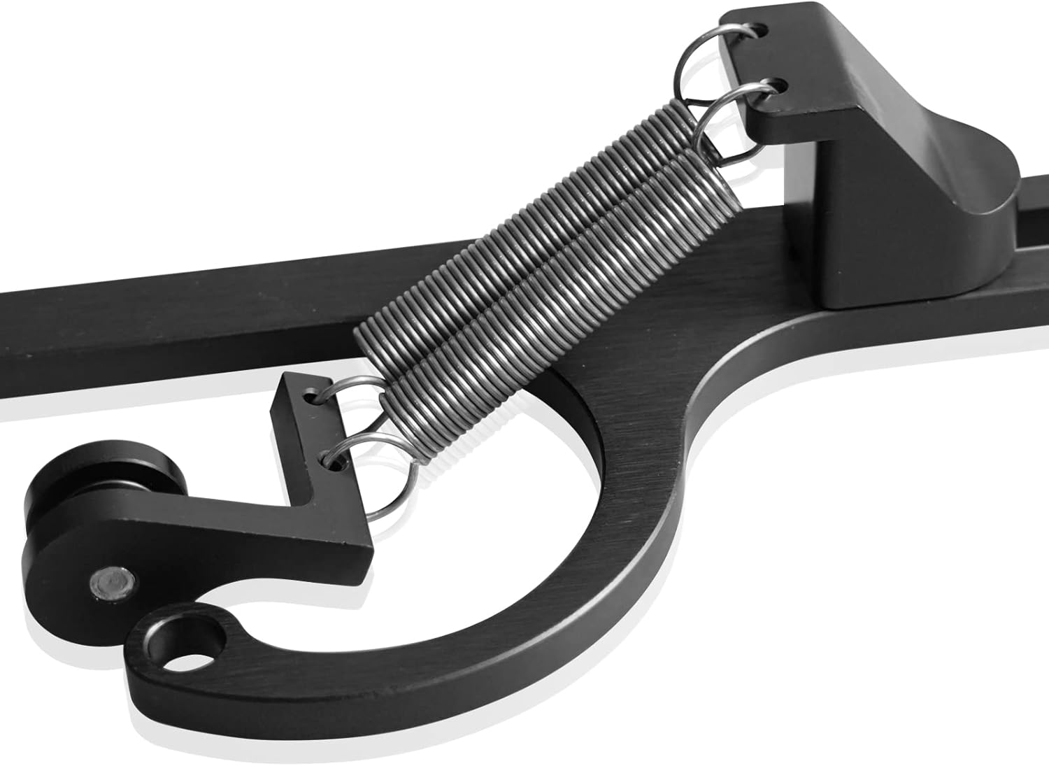 4150 4160 Series Throttle Body Cable Bracket Billet Aluminum Anodized Throttle Cable Bracket Adjustable (Black)