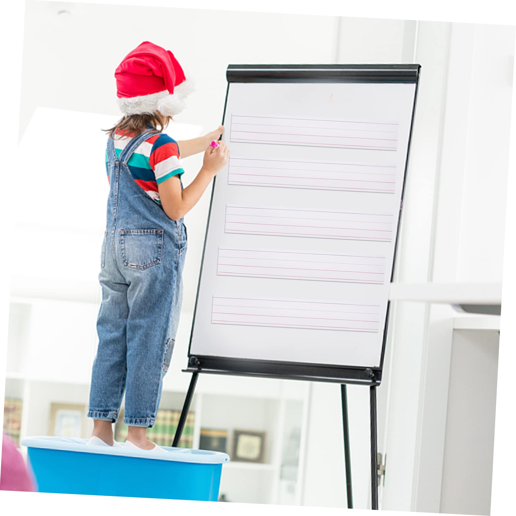 Uonlytech 2 Set Strisce Per Studenti Cartoncini Per Scrittura E Apprendimento Didattica Con Linee Per Controllo Adatte Per Scuole E Uffici 50 Pezzi * 2
