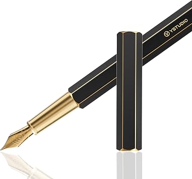 Y-studio YS-STAT-48 Classic Revolve Fountain Pen/M Black